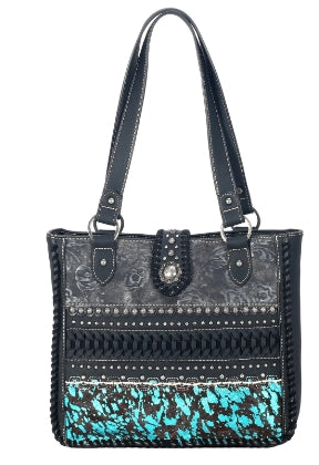 Trinity Ranch Hair on Cowhide Collection Concealed Carry with wallet
